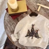 The new loose, fleece and thickened hooded sweatshirts for children in autumn and winter are trendy for girls and boys Application Scenario
